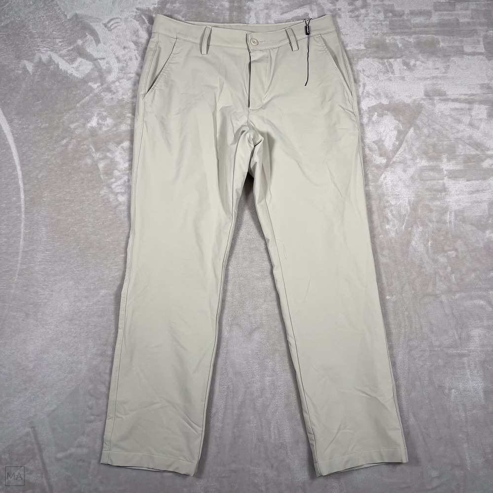 NEW Under Armour Men's Pants Golf Matchplay Neutral Performance 34x30 Cream